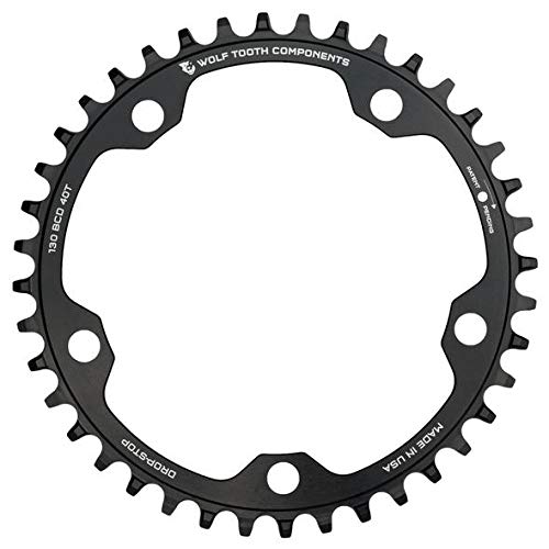 【中古】【未使用・未開封品】ウルフトゥース(Wolf Tooth) 130 BCD 5 Bolt Chainring 40T compatible w..