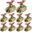 【中古】【未使用・未開封品】Midline Valve プレミアムフルポートボールバルブ Tハンドル真鍮 3/4 in. 615T034-NL-10 10