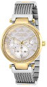 【中古】【未使用・未開封品】Invicta Women's Angel Quartz Watch with Stainless Steel Strap, Silver, 18 (Model: 28921)