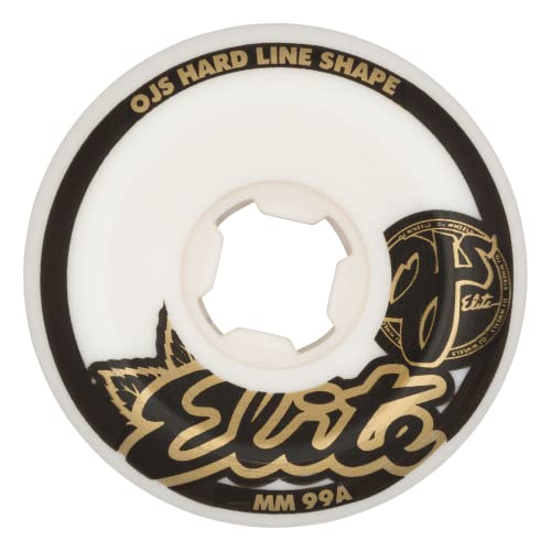 【中古】【未使用・未開封品】OJ Elite Hardline 99a スケートボードホイール - 53mm