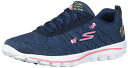 【中古】【未使用・未開封品】Skechers レディース Go Walk Sport リラックスフィット ゴルフシューズ, ネイビー/ホワイトブルーム, 24