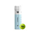 【中古】【未使用・未開封品】WILSON トリニティ テニスボール シングル缶 (ボール3個) ブラック