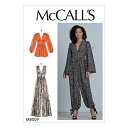 【中古】【未使用・未開封品】McCall Pattern Company McCall's M8009E5 レディース ジャンプスーツ ロンパース 裁縫パターン...