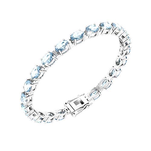 楽天AJIMURA-SHOP【中古】【未使用・未開封品】Belinda Jewelz テニスブレスレット 女性へのギフト クラシックジュエリー 925スターリングシルバー 楕円形 ジェムストーン アクセント キラキラ