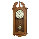 【中古】【未使用・未開封品】Rhythm Clocks Jamesport Wodden ミュージカル壁掛け時計