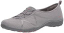 【中古】【未使用・未開封品】Skechers Women's Breathe-Easy-A-Look Sneaker, Grey, 6.5 M US