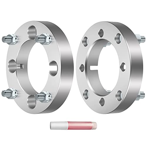 【中古】【未使用・未開封品】ECCPP ホイールスペーサー 4x137〜4x156 12x1.5 110 1.25インチ シルバー..