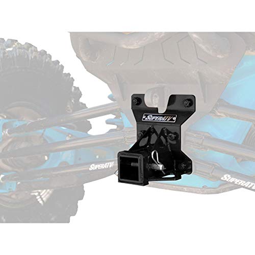 乐天商城 - 【中古】【未使用・未開封品】SuperATV 高耐久リアレシーバーヒッチ Can-Am Maverick X3(2017年以降) ブラック 標準2インチアタッチメントに適合