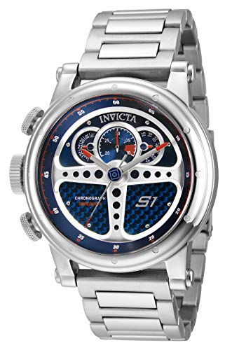 【中古】【未使用・未開封品】Invicta 30576 Men's S1 Rally Chronograph Blue Dial Lefty Watch