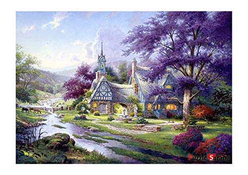 【中古】【未使用・未開封品】[PuzzleLife] Clocktower Cottage | 1000ピース - 大型フォーマットジグソーパズル 全世代によるパズルゲームを楽しめる美しい装飾と楽しい遊び