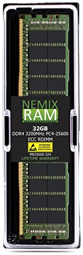 【中古】【未使用・未開封品】NEMIX RAM 32GB DDR4-3200 PC4-25600 2Rx4 ECC RDIMM レジスタードサーバ..