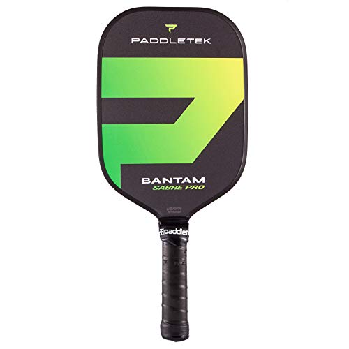 【中古】【未使用・未開封品】Paddletek Bantam Sabre Pro ピックルボールパドル 標準グリップ バリウム グリーン