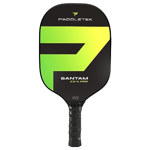 【中古】【未使用・未開封品】Paddletek バンタム EX-L プロ ピックルボールパドル | スタンダードグリップ | グリーン