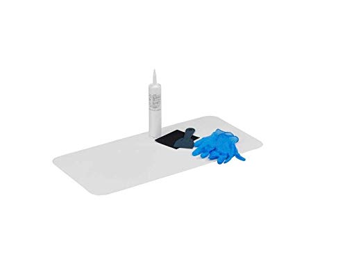16 in. W x 40 in. L Bathtub Floor Repair Inlay Kit, White