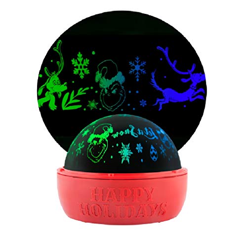 【中古】【未使用・未開封品】Grinch Dr Seuss LEDシャドウライトプロジェクター 最大10フィートまで投影