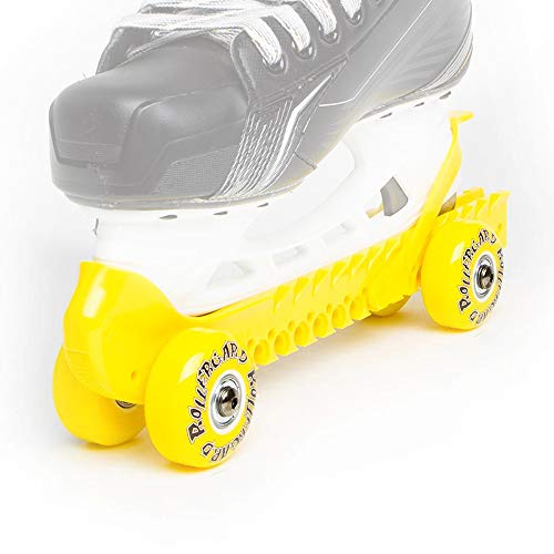 【中古】【未使用・未開封品】Rollergard アイススケートガード フリーサイズ ネオンイエロー