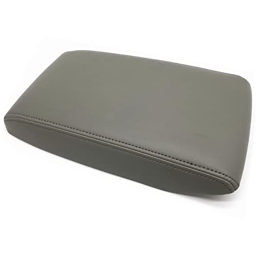 【中古】【未使用・未開封品】Ezzy Auto グレーレザー センターコンソールアームレスト蓋カバー センタ..