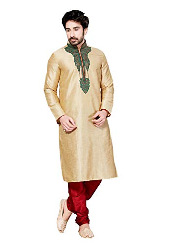 【中古】【未使用・未開封品】Saris and Things ブラウン ギチャシルク レディメイド エスニック イン..