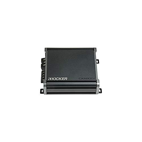 【中古】【未使用 未開封品】Kicker 46CXA8001T CX Series 1600 Watt Max Power Class D Amp Monoblock Car Audio Sub Vehicle Amplifier, Black