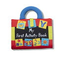 【中古】【未使用・未開封品】Melissa & Doug (メリッサ&ダグ) K's Kids My First Activity 8ページブック 赤ちゃんと幼児向け 早期学習発達 ぬいぐるみソフトブック