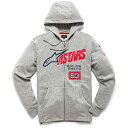 【中古】【未使用・未開封品】Alpinestars メンズ タイトルジップパーカー US サイズ: Large カラー: グレー