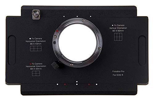 š̤ۡѡ̤ʡFotodiox Pro Lens Mount Adapter Compatible with Canon RF Mount Mirrorless Camera Body to Large Format 4x5 View Cameras with a Graflok R