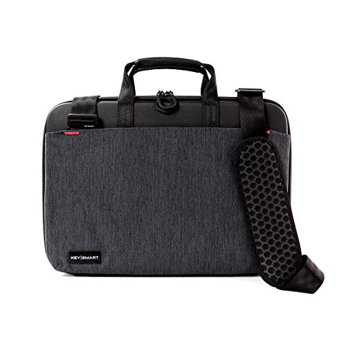楽天AJIMURA-SHOP【中古】【未使用・未開封品】KeySmart Urban ポートフォリオ ブリーフケース - スリム ハードシェル 15インチ ノートパソコン ブリーフケース Portfolio Briefcase KS358-SLT