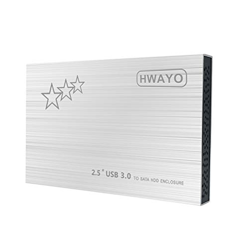 【中古】【未使用・未開封品】HWAYO 1TB 外付けハードドライブ ポータブル 2.5インチ ウルトラスリム HDD ストレージ USB 3.0 パソコン、ノートパソコン、Mac、Chromebook、Xb