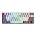 【中古】【未使用・未開封品】BOYI 61 ミニ RGB チェリー MX スイッチ PBTキーキャップ 60% RGB メカニカルゲームキーボード (グレーカラー チェリーMX ブルースイッチ)