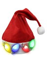 【中古】【未使用・未開封品】Nicky Bigs Novelties ライトアップ ジャンボクリスマス電球 サンタハット マルチ ワンサイズ レッド/ホワイト