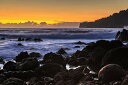 【中古】【未使用・未開封品】Posterazzi PDDUS12SWR0591LARGE Sunrise at Laupahoehoe Beach Park, ...