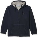 【中古】【未使用・未開封品】Nautica メンズ アンカーフリース フルジップパーカー US サイズ: X-Small カラー: ブルー