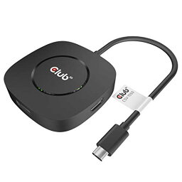 【中古】【未使用・未開封品】Club3D USB Typ C 3.2 Gen 1 Multi Stream Transport MSTハブ DisplayPort 1.4 トリプル モニタ Triple Monitor（CSV-1550）