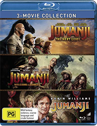 yÁzygpEJizJumanji: 3-Movie Collection: Jumanji / Jumanji: Welcome to the Jungle /Jumanji: The Next Level [Blu-ray]
