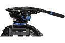 【中古】【未使用・未開封品】Benro S6 PRO フラットベースフルードビデオヘッド 最大13,200ポンド 6ステップカウンターバランス(0-5) 1/4...