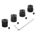 【中古】【未使用・未開封品】Hobbypark メタルスチール 48P ピニオンギアセット 3.175mm シャフト穴 13T 14T 15T 16T 48ピッ...