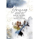 【中古】【未使用・未開封品】Journey Trust in The Lord 木製飾り板 インスピレーションを与える引用付き 6インチ x 9インチ エレガントな縦型フレーム 壁&卓上装飾 イーゼル