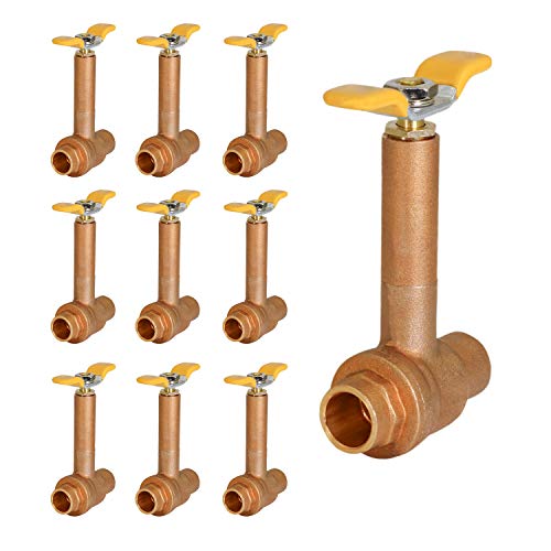 Midline Valve プレミアム真鍮バルブ 1/2 in. 10