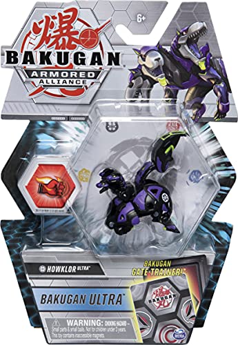 【中古】【未使用 未開封品】Bakugan Ultra Howlkor 3インチ 高さ3インチ 装甲同盟軍 コレクターアクションフィギュアとトレーディングカード