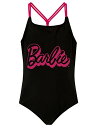 【中古】【未使用・未開封品】Barbie Girls' Swimsuit Black Size 10