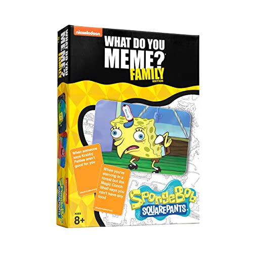 樂天商城 - 【中古】【未使用・未開封品】WHAT DO YOU MEME? コアゲームに追加できるように設計されたスポンジボブ スクエアパンツデッキ