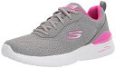 【中古】【未使用・未開封品】Skechers レディース Skech-Air Dynamight トップ プライズ, グレー ホットピンク, 9.5