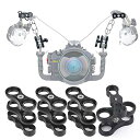 【中古】【未使用・未開封品】アルミニウムボールクランプマウント 水中ダイビングライトアームトレイシステム 写真ダイビングカメラ用