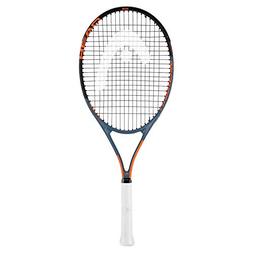 【中古】【未使用・未開封品】HEAD Ti.Radical Elite テニスラケット ? ガット付きヘッドライトバランス 27インチラケット グレー/オレンジ