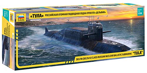 【中古】【未使用・未開封品】ズベズダ 1/350 ロシア海軍 トゥーラ デリフィン デルタIV型 ロシア原子力弾道ミサイル潜水艦 プラモデル ZV9062