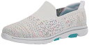 【中古】【未使用・未開封品】Skechers レディース Go Walk 5-Mirage スニーカー, ホワイト/マルチ, 6.5