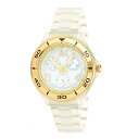 【中古】【未使用・未開封品】Invicta Women's 30373 Anatomic Quartz 3 Hand Silver, Gold Dial Watch
