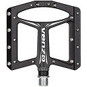 【中古】【未使用・未開封品】Venzo Flat Mountain BMX MTB アルミ製 自転車 密封 ベアリング ペダル 大型自転車プラットフォームペダル...