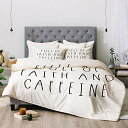 【中古】【未使用・未開封品】Deny Designs Allyson Johnson Full of Faith and Caffeine 掛け布団セット 枕カ...