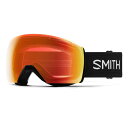 【中古】【未使用・未開封品】Smith Skyline XL スノーゴーグル メンズ ブラック '21 クロマポップ エブリデイ レッド ミラー)